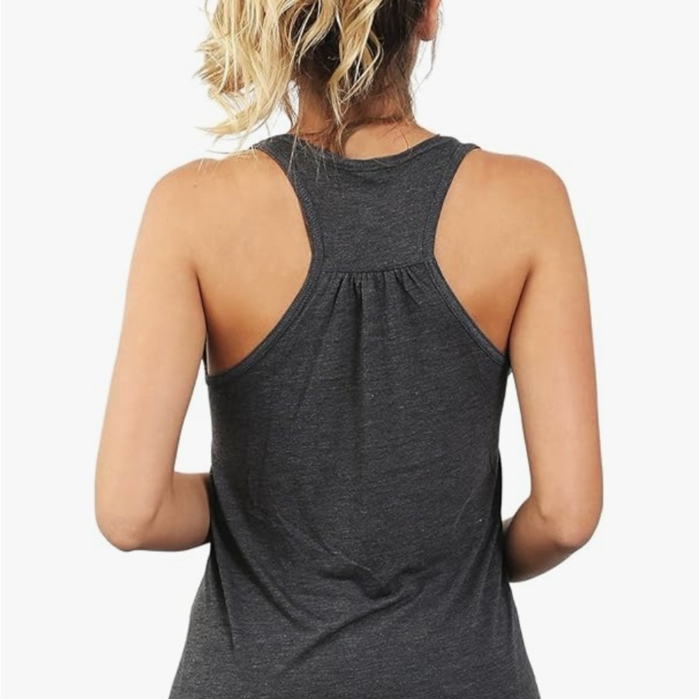 Pineapple Sketch Women's Sleeveless Flowy Racerback Tank S/XL  GUC - Picture 4 of 4